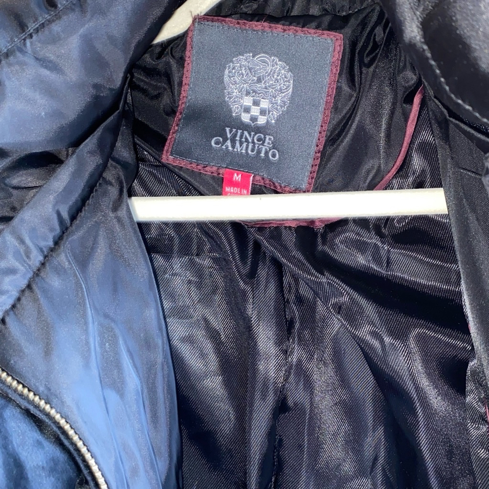 Women's Vince Camuto Puffer Jacket, Black, M - Picture 6 of 8
